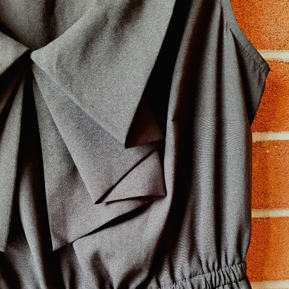 ⚡2/$20⚡M Business Casual Tie Waist Sleeveless Collared Dress - B Bop - Picture 4 of 8